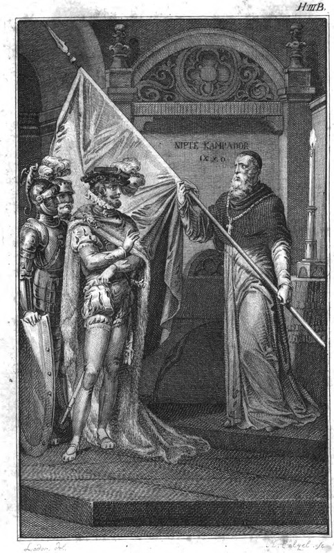 [The Cid meeting with a clergyman]